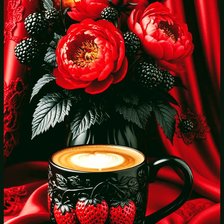 Схема вышивки «Чай»