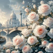 Схема вышивки «Пейзаж»