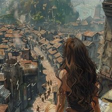 Схема вышивки «Эльфийка Эля»