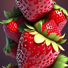 Схема вышивки «Клубничка»