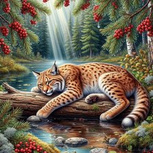 Схема вышивки «Киса»