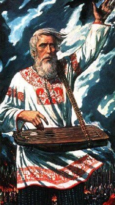 Русские художники. Глазунов Илья Сергеевич. "Боян.Слава предкам" - оригинал