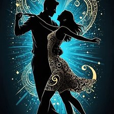 Схема вышивки «Танец»