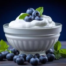 Схема вышивки «Черничный десерт🍧»