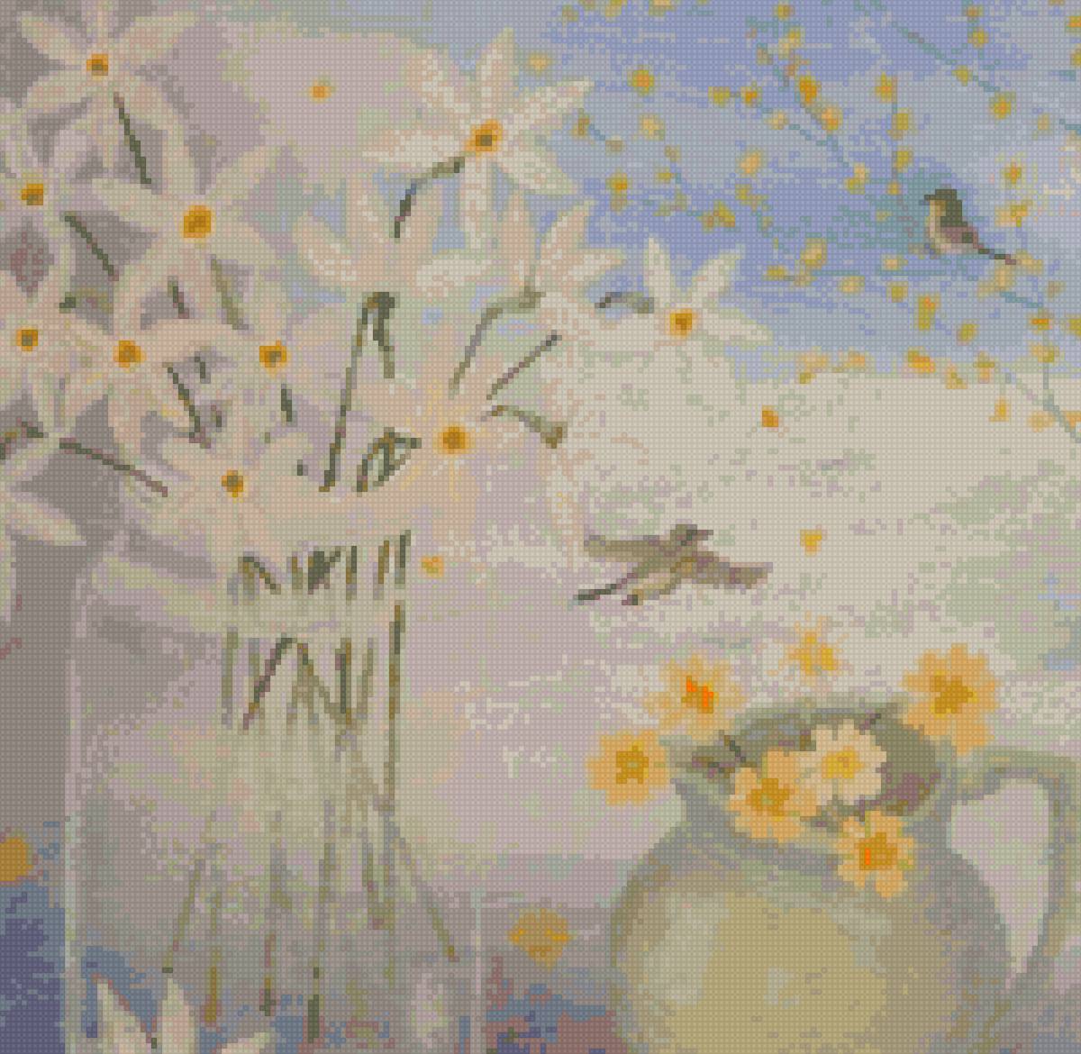 Люси гроссмит - цветы лето букет натюрморт - предпросмотр