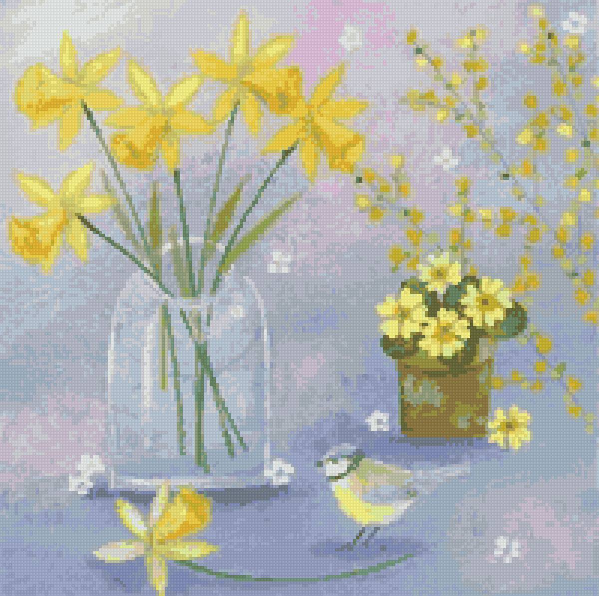 Люси гроссмит - лето цветы букет натюрморт - предпросмотр