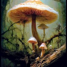 Схема вышивки «Лес»