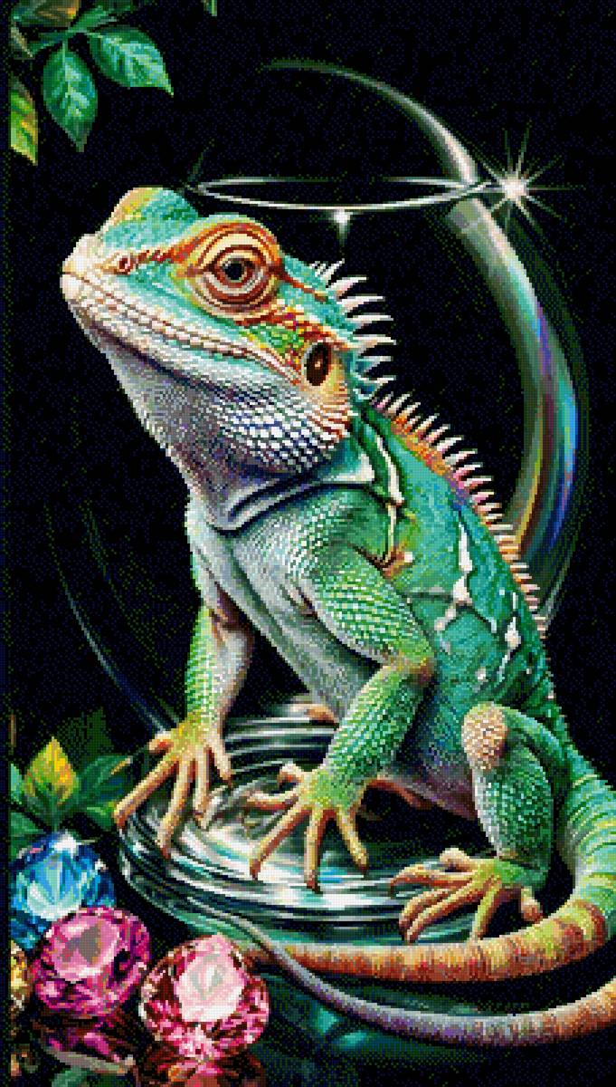 Рисунок - ящерица - предпросмотр