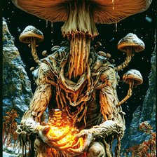 Схема вышивки «Лес»