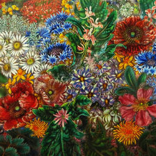 Схема вышивки «Букет»