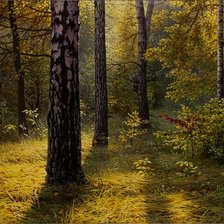 Схема вышивки «Осенний день»