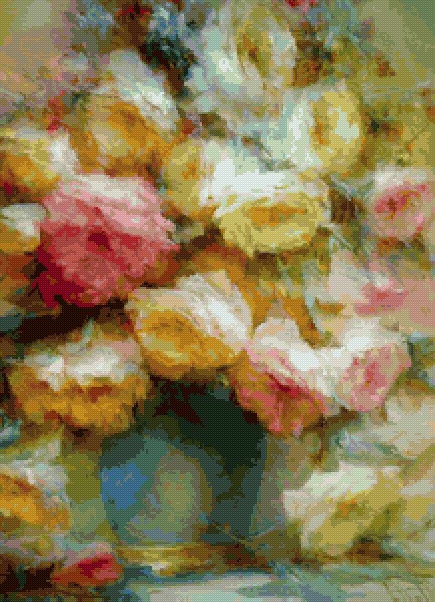 №2900940 - цветы букет розы лето натюрморт - предпросмотр