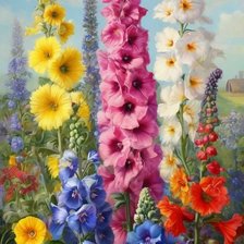 Схема вышивки «В саду»