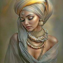 Схема вышивки «женский образ»