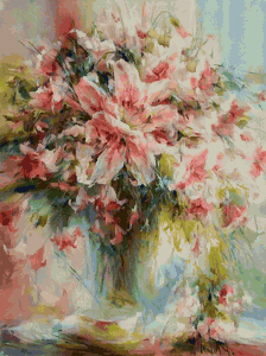 №2901247 - цветы букет лилии лето натюрморт - предпросмотр