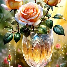 Схема вышивки «розы»