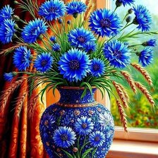 Схема вышивки «цветы»