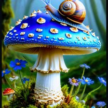 Схема вышивки «Грибы»