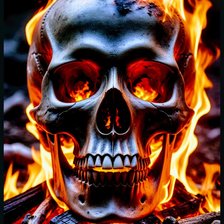 Схема вышивки «Огонь»