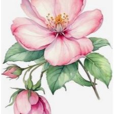 Схема вышивки «Цветок яблони»