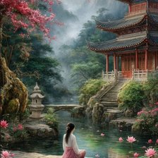 Схема вышивки «Сон в летнюю ночь»