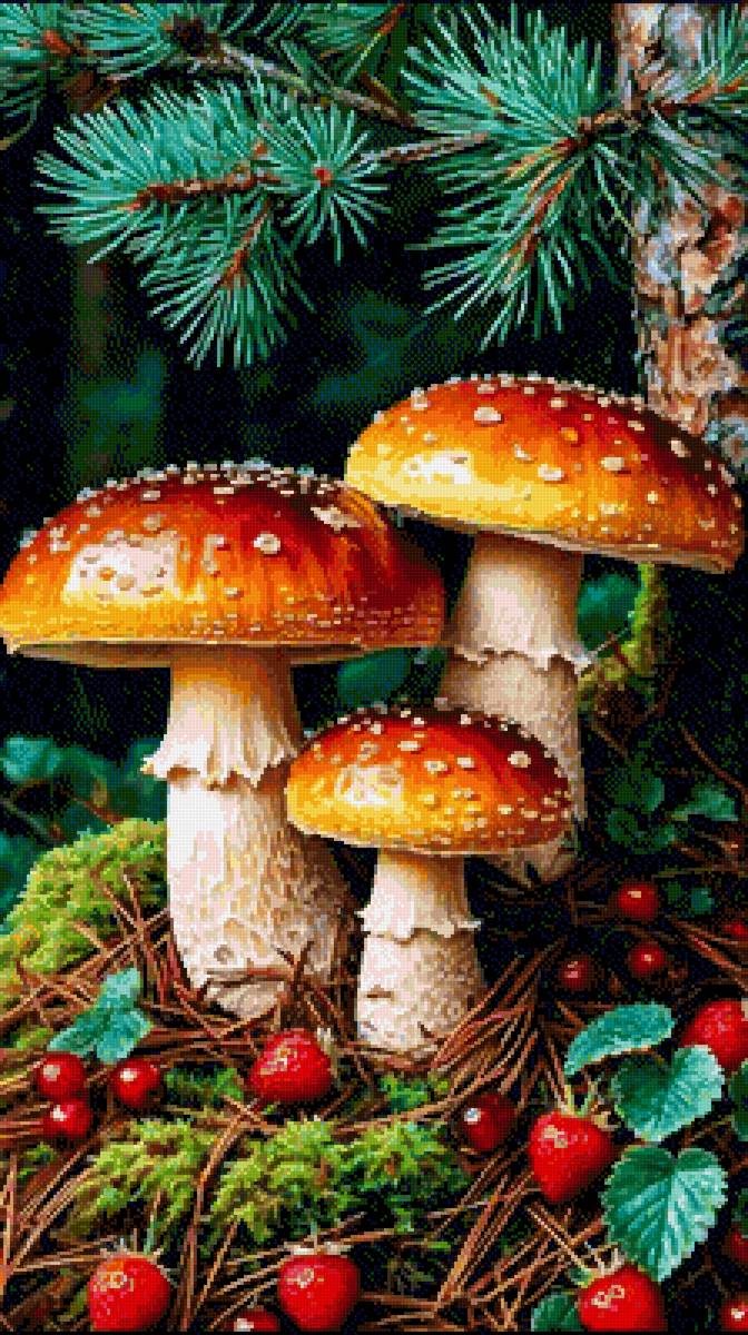 Лес - грибы - предпросмотр