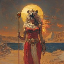 Схема вышивки «Сехмет 1»