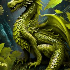 Схема вышивки «Дракон»