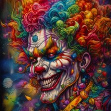 Схема вышивки «Клоун»