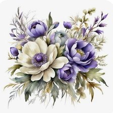 Схема вышивки «Цветы»