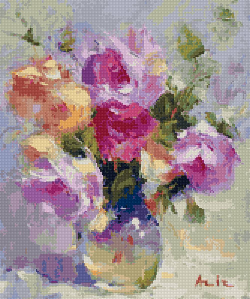 №2902698 - цветы букет ваза натюрморт - предпросмотр