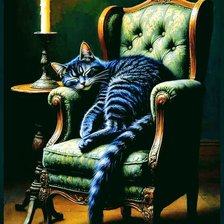 Схема вышивки «Кошки»