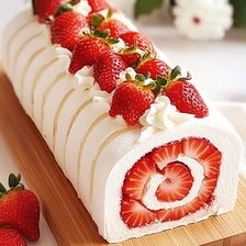 Схема вышивки «Десерт из клубники»