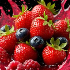 Схема вышивки «Ягодный морс»