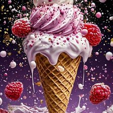 Схема вышивки «Мороженое🍨»