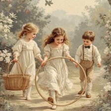 Схема вышивки «Little children»