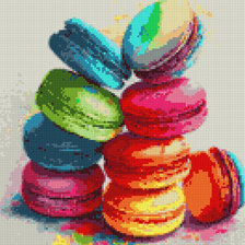 Схема вышивки «Макарон»