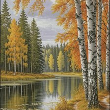 Схема вышивки «Осень»