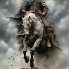 Схема вышивки «Воин, викинг»