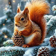 Схема вышивки «Белка»