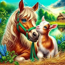 Схема вышивки «животные»