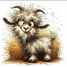 Схема вышивки «Козел»