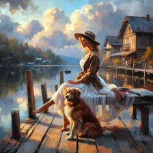 Схема вышивки «На закате 3»