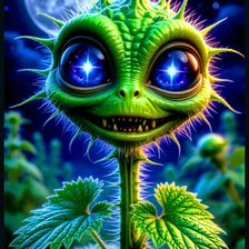 Схема вышивки «Лес»