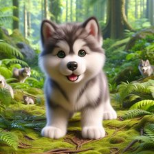 Схема вышивки «Собака»