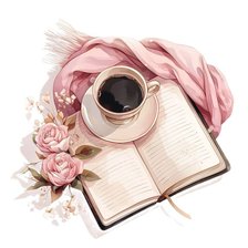 Схема вышивки «Люблю читать»