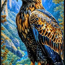 Схема вышивки «Птицы»