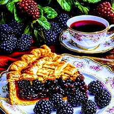 Схема вышивки «Завтрак»