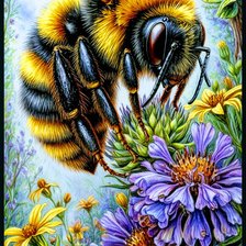 Схема вышивки «Цветы»