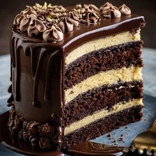 Схема вышивки «Торт шоколадный»